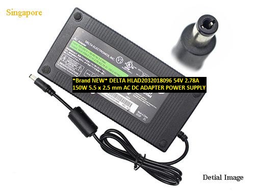 *Brand NEW*HLAD2032018096 DELTA 54V 2.78A 150W 5.5 x 2.5 mm AC DC ADAPTER POWER SUPPLY